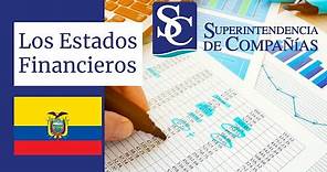 COMO ENCONTRAR LOS ESTADOS FINANCIEROS DE LAS EMPRESAS DE ECUADOR - SUPERINTENDENCIA DE COMPAÑÍAS.