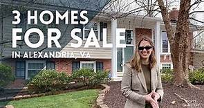 3 Homes For Sale in Alexandria, Virginia! | April 1, 2022