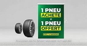 Feu Vert : 1 pneu acheté = 1 pneu offert*