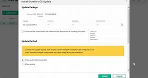 How to install the HPE 3PAR Service Processor 5.0.5 maintenance update