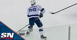 Mikhail Sergachev Wrister Finds Way Through A Screen To Give Tampa Bay Lightning Late Lead In Game 5