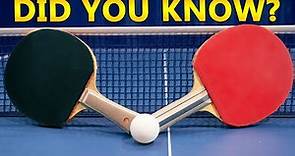 Things You Didn't Know About Table Tennis