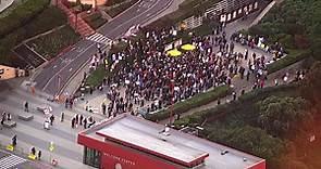 LIVE: Protest against vaccine mandate near Golden Gate Bridge