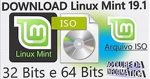 Como Baixar a ISO Linux Mint 19.1 Tessa (32Bits e 64Bits)