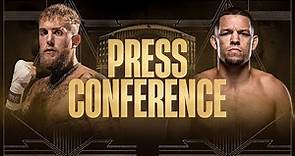 Jake Paul vs Nate Diaz OFFICIAL PRESS CONFERENCE [LIVE]
