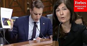'I Have It Right Here': Josh Hawley Confronts Judge Nominee With Her Past Writings