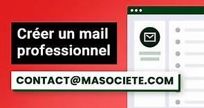 Comment créer des adresses e-mail professionnelles ?