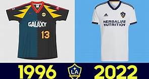 A evolução dos uniformes do Los Angeles Galaxy 2022/23 | Todas as camisas do Galaxy da história 2022