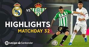 Highlights Real Madrid vs Real Betis (0-0)