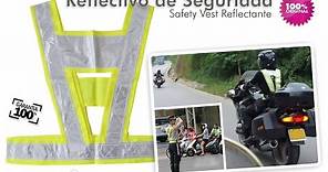 Chaleco Reflectivo de seguridad para Motociclistas Ajustable con Velcro aPreciosdeRemate