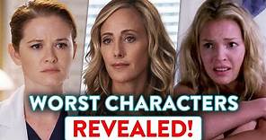 The Worst And The Best Characters of Grey's Anatomy! |🍿OSSA Movies