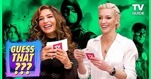Arrow’s Katie Cassidy and Juliana Harkavy Play Guess That Arrowverse Character