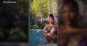 Lizzo highlights curves in string bikini during sun-soaked swim