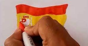 Cómo dibujar La bandera de España