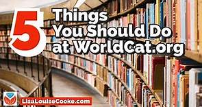 5 Things you should do at WorldCat