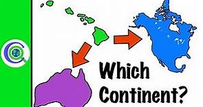 What continent is Hawaii in?