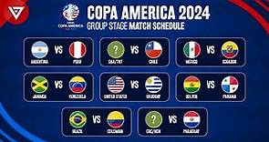 Match Schedule: COPA America 2024 - Group Stage