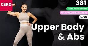 Upper body & Abs | Rutina de 20 minutos | Día 2 Programa Cero para principiantes