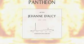 Jehanne D'Alcy Biography - French actress (1865–1956)