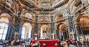 The most beautiful cafe in the world | Eating the exquisite chocolate cake "Sachertorte" in Vienna