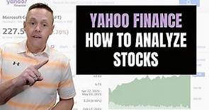 How to Use Yahoo Finance for Stock Analysis in 2021