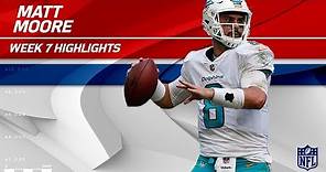 Matt Moore Puts Together Amazing Comeback in 4th Quarter! | Jets vs. Dolphins | Wk 7 Player HLs