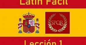 Lección de latín fácil #1 | Aprender latín rápido | Curso de latín para principiantes Latín 101