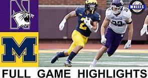 #6 Michigan vs Northwestern Highlights | College Football Week 8 | 2021 College Football Highlights