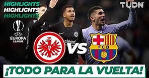 Highlights | Frankfurt vs Barcelona | UEFA Europa League - 4tos IDA | TUDN