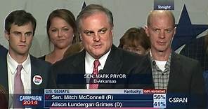 Campaign 2014-Senator Mark Pryor Concession Speech