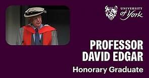 Honorary Graduate: Professor David Edgar