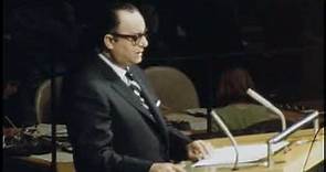 Anastasio Somoza Debayle discurso en Naciones Unidas (ONU)