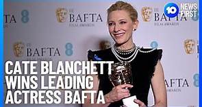 Cate Blanchett Wins 2023 BAFTA For Best Leading Actress In Tár | 10 News First