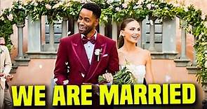 'Rent' Star Jay Ellis Finally Marries Nina Senicar at a Garden Wedding in Tuscany