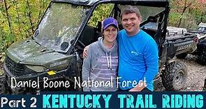 Trail Riding In Kentucky Part 2//DANIEL BOONE NATIONAL FOREST