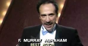 F. Murray Abraham winning Best Actor