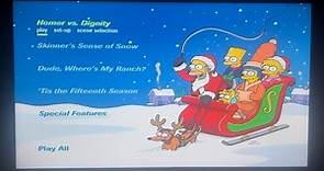 The Simpsons Christmas 2 UK DVD: Opening