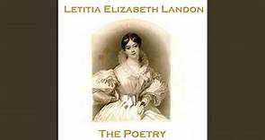 The Improvisatrice - Sappho's Song - Letitia Elizabeth Landon