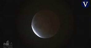 Así ha sido el eclipse lunar parcial más largo en siglos