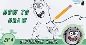 How To Draw Bianca from Defence Kidz! 🎨 | Read. Write. Draw! Ep. 4