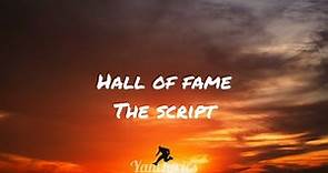 The script - Hall of fame ( lyrics)