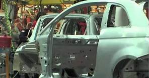 Toluca Assembly Plant Fiat 500 manufacturing footage