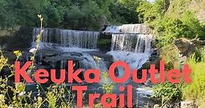 Hiking the Keuka Outlet Trail to Seneca Mills Falls in the Finger Lakes