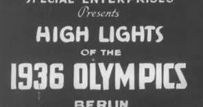 " HIGHLIGHTS OF THE 1936 OLYMPICS ” 1936 SUMMER GAMES BERLIN, GERMAN XI OLYMPIAD XD79004