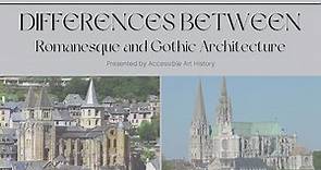 Differences between Romanesque and Gothic Architecture || Medieval Art History