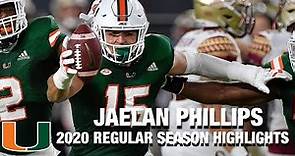 Jaelan Phillips 2020 Regular Season Highlights | Miami DL