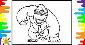 Donkey Kong Coloring Pages | Super Mario Bros Movi Coloring Pages | Tobu - Back To You
