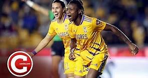 Uchenna Kanu pone el gol y la fiesta en Tigres Femenil