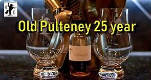 Old Pulteney 25 yr Single Malt Scotch Review and Tasting