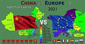 GDP Per Capita: Chinese Provinces vs Europe (1960-2021)